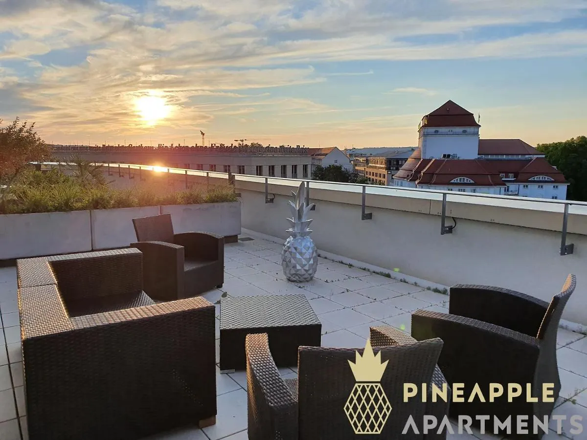 Pineapple Apartments Penthouse Am Zwinger - 162 Qm - 1X Free Parking دريسدن